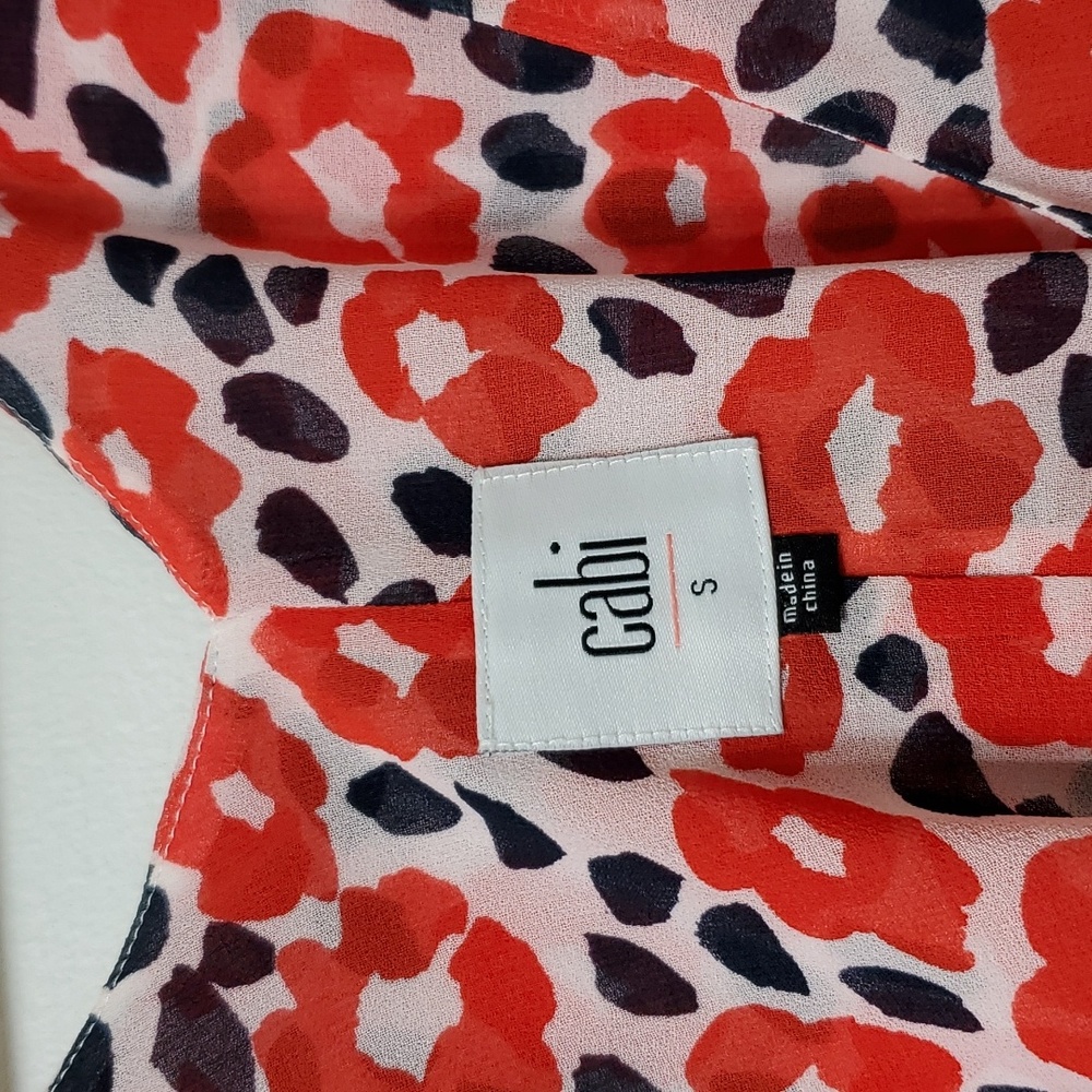 CAbi | Flipside Reversible Ruffle Tank Top | Small - Picture 5 of 7